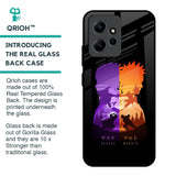 Minimalist Anime Glass Case for Redmi Note 12