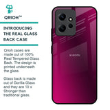 Pink Burst Glass Case for Redmi Note 12