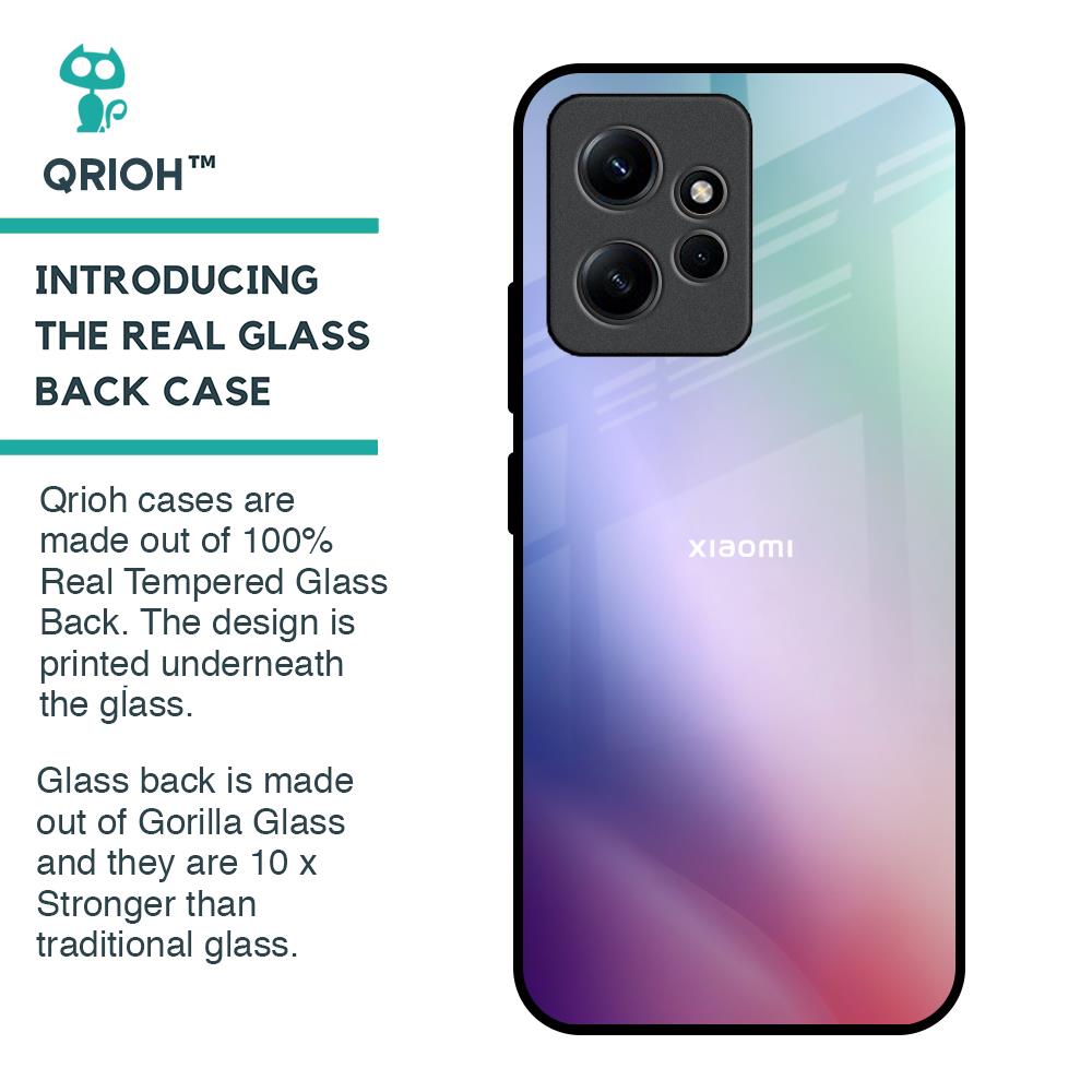 Abstract Holographic Glass Case for Redmi Note 12