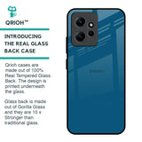 Cobalt Blue Glass Case for Redmi Note 12
