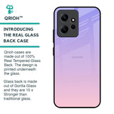 Lavender Gradient Glass Case for Redmi Note 12