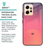 Sunset Orange Glass Case for Redmi Note 12