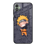 Orange Chubby Samsung Galaxy F14 5G Glass Back Cover Online