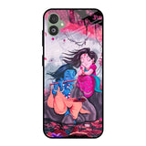 Radha Krishna Art Samsung Galaxy F14 5G Glass Back Cover Online