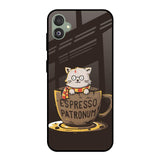 Tea With Kitty Samsung Galaxy F14 5G Glass Back Cover Online