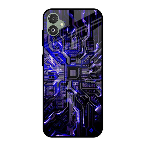 Techno Color Pattern Samsung Galaxy F14 5G Glass Back Cover Online