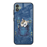 Kitty In Pocket Samsung Galaxy F14 5G Glass Back Cover Online