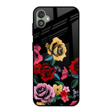 Floral Decorative Samsung Galaxy F14 5G Glass Back Cover Online