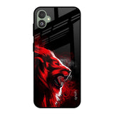 Red Angry Lion Samsung Galaxy F14 5G Glass Back Cover Online
