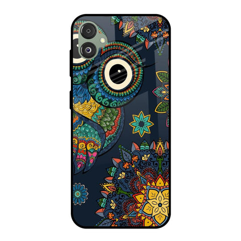 Owl Art Samsung Galaxy F14 5G Glass Back Cover Online