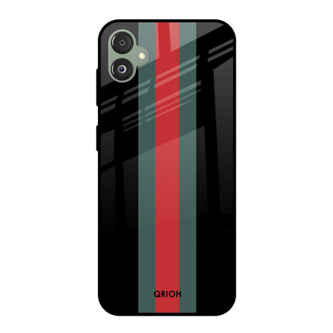 Vertical Stripes Samsung Galaxy F14 5G Glass Back Cover Online