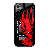 Red Vegeta Samsung Galaxy F14 5G Glass Back Cover Online