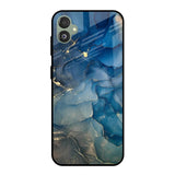 Blue Cool Marble Samsung Galaxy F14 5G Glass Back Cover Online