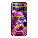 Electroplated Geometric Marble Samsung Galaxy F14 5G Glass Back Cover Online