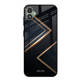 Sleek Golden & Navy Samsung Galaxy F14 5G Glass Back Cover Online