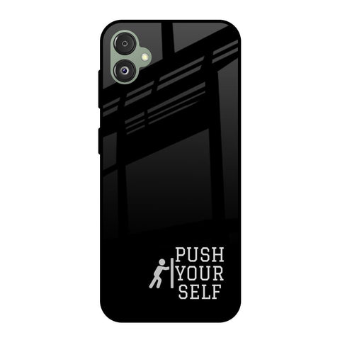 Push Your Self Samsung Galaxy F14 5G Glass Back Cover Online