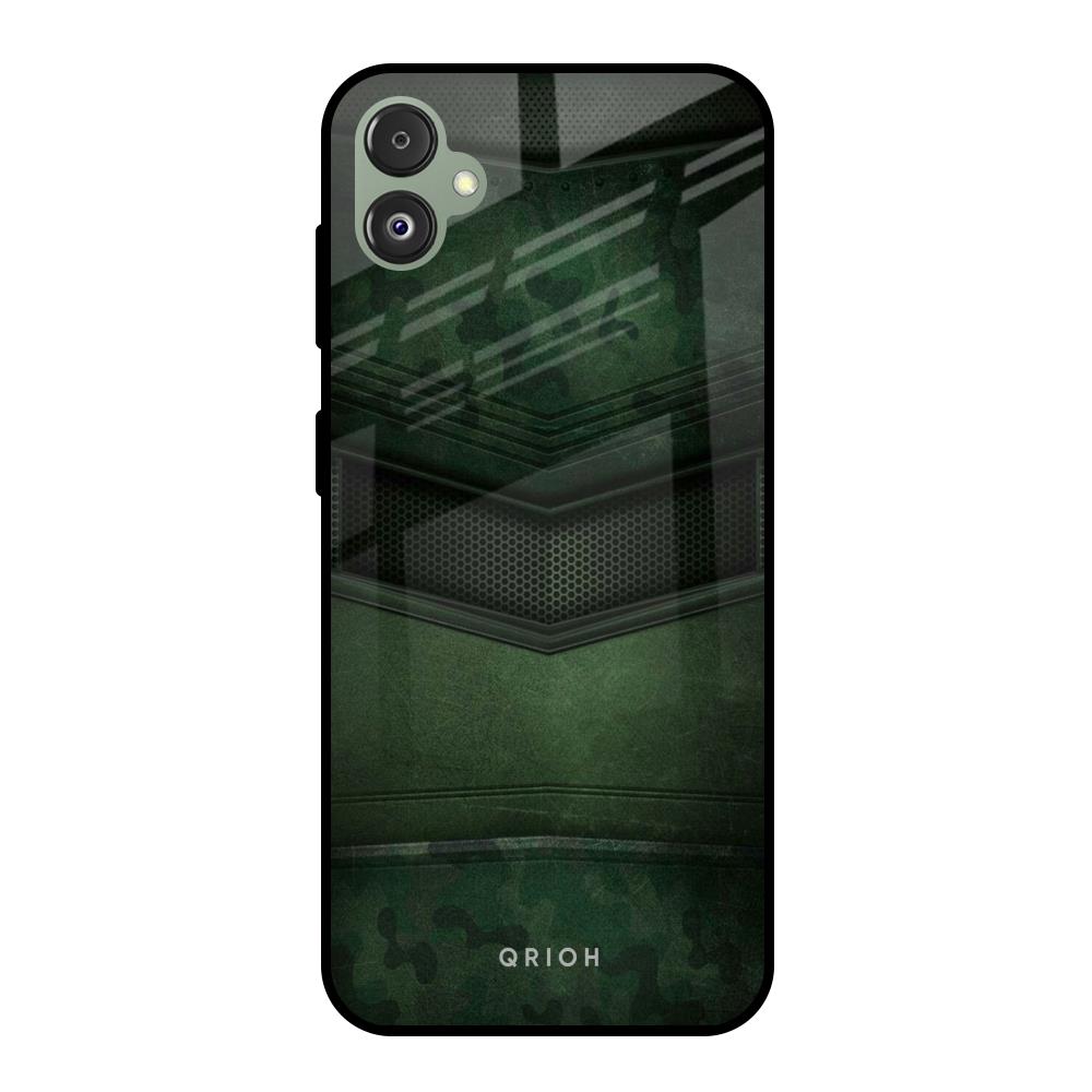 Green Leather Samsung Galaxy F14 5G Glass Back Cover Online