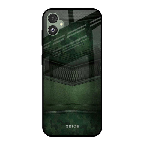 Green Leather Samsung Galaxy F14 5G Glass Back Cover Online