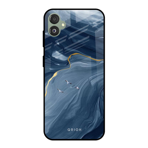 Deep Ocean Marble Samsung Galaxy F14 5G Glass Back Cover Online