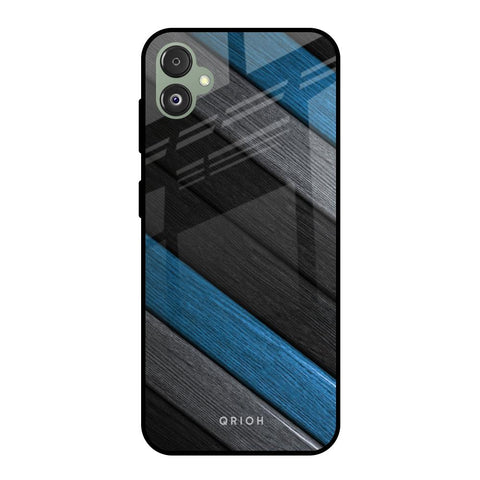 Multicolor Wooden Effect Samsung Galaxy F14 5G Glass Back Cover Online