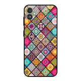 Multicolor Mandala Samsung Galaxy F14 5G Glass Back Cover Online