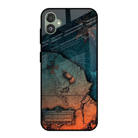 Geographical Map Samsung Galaxy F14 5G Glass Back Cover Online