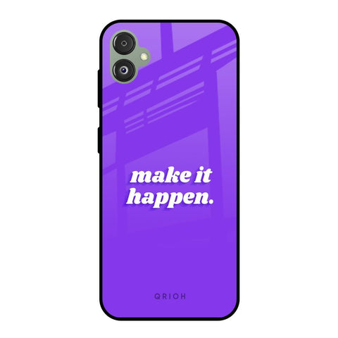 Make it Happen Samsung Galaxy F14 5G Glass Back Cover Online
