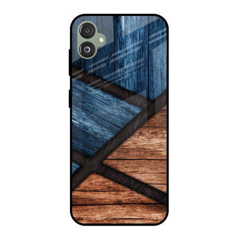 Wooden Tiles Samsung Galaxy F14 5G Glass Back Cover Online