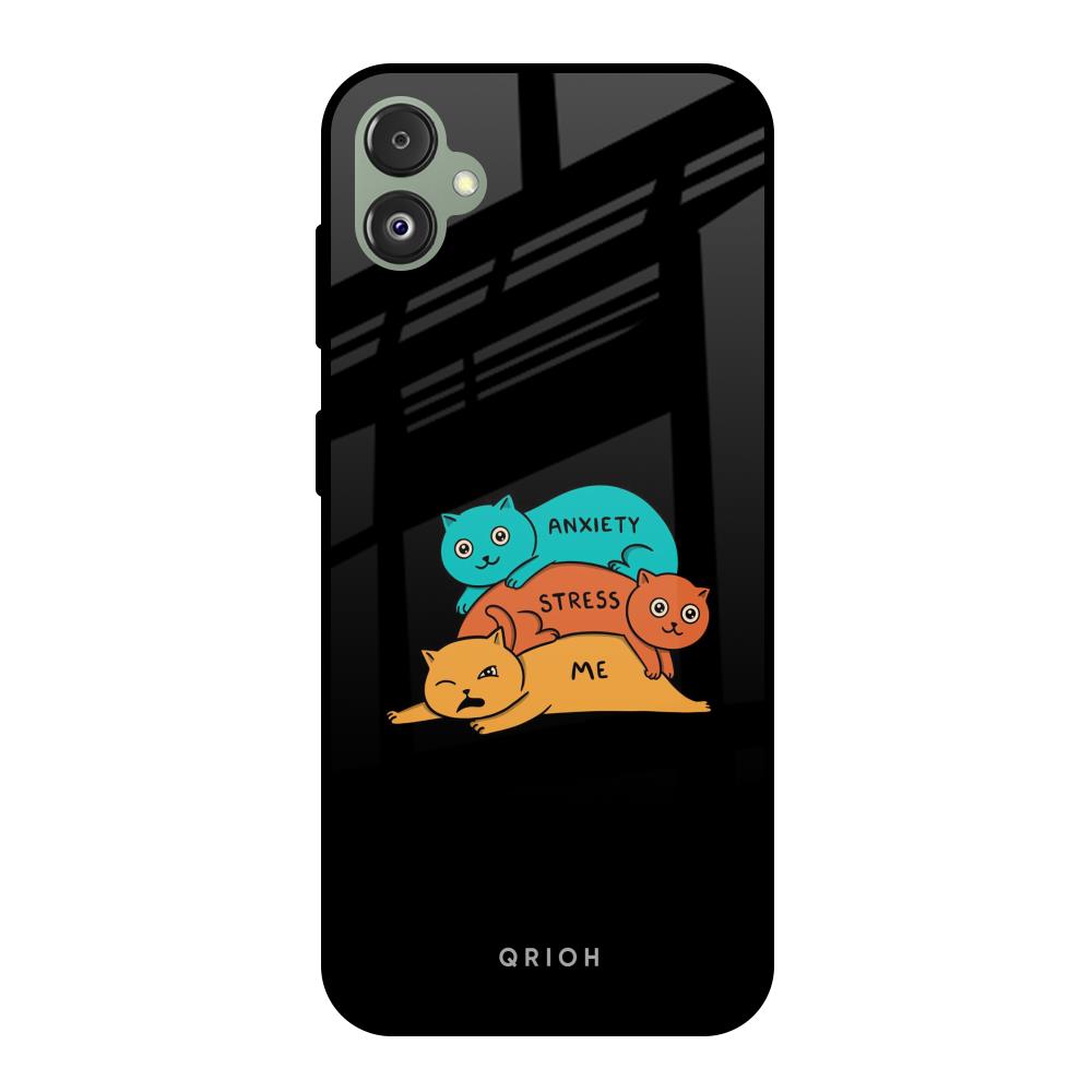 Anxiety Stress Samsung Galaxy F14 5G Glass Back Cover Online