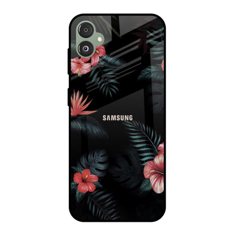 Tropical Art Flower Samsung Galaxy F14 5G Glass Back Cover Online