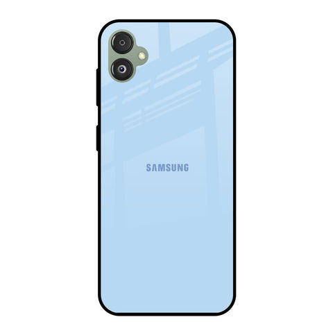 Pastel Sky Blue Samsung Galaxy F14 5G Glass Back Cover Online