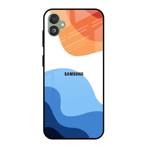 Wavy Color Pattern Samsung Galaxy F14 5G Glass Back Cover Online