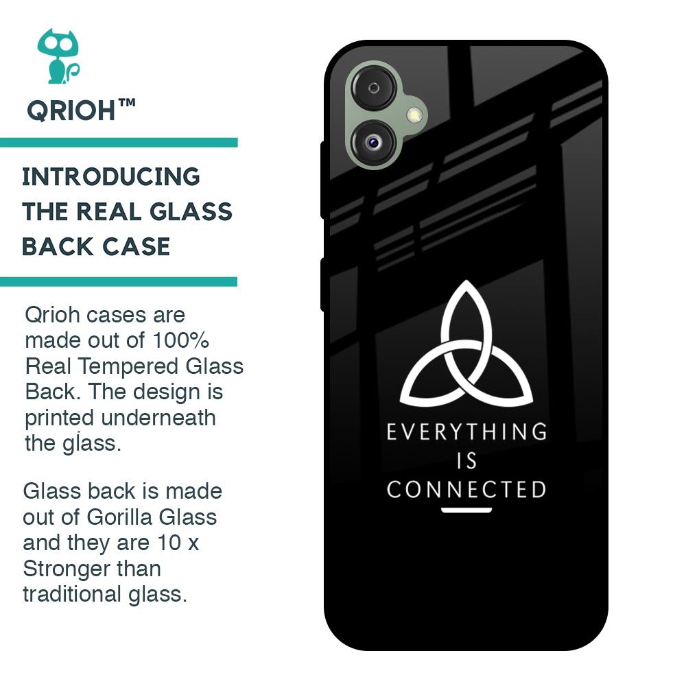 Everything Is Connected Glass Case for Samsung Galaxy F14 5G