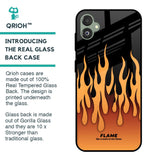 Fire Flame Glass Case for Samsung Galaxy F14 5G