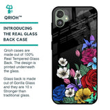 Rose Flower Bunch Art Glass Case for Samsung Galaxy F14 5G