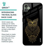 Golden Owl Glass Case for Samsung Galaxy F14 5G