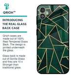 Abstract Green Glass Case For Samsung Galaxy F14 5G