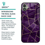 Geometric Purple Glass Case For Samsung Galaxy F14 5G