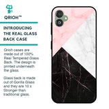Marble Collage Art Glass Case For Samsung Galaxy F14 5G