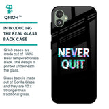 Never Quit Glass Case For Samsung Galaxy F14 5G