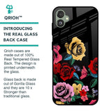 Floral Decorative Glass Case For Samsung Galaxy F14 5G