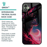 Moon Wolf Glass Case for Samsung Galaxy F14 5G