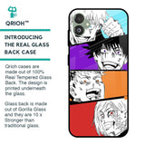 Anime Sketch Glass Case for Samsung Galaxy F14 5G