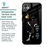 Luffy Line Art Glass Case for Samsung Galaxy F14 5G