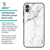 Modern White Marble Glass case for Samsung Galaxy F14 5G