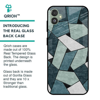 Abstact Tiles Glass Case for Samsung Galaxy F14 5G