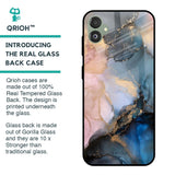 Marble Ink Abstract Glass Case for Samsung Galaxy F14 5G