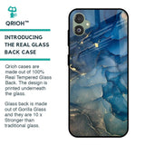 Blue Cool Marble Glass Case for Samsung Galaxy F14 5G