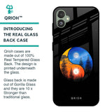 Yin Yang Balance Glass Case for Samsung Galaxy F14 5G