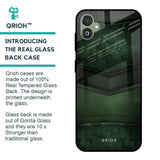 Green Leather Glass Case for Samsung Galaxy F14 5G